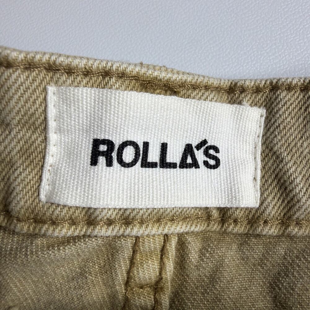 Rollas Dusters Harvest High Rise Slim Shorts Womens Size 27 Tan Brown Sand EUC - Picture 11 of 14